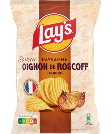  Lay's Lay's Chips Caramelized Roscoff Onion Flavor 120g - Buy Online on GoSupps.com