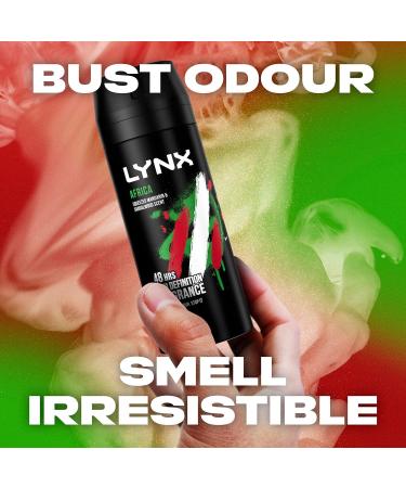 Lynx Africa Deodorant Bodyspray 150ml x 6 150 ml (Pack of 6) - Buy Online on GoSupps.com