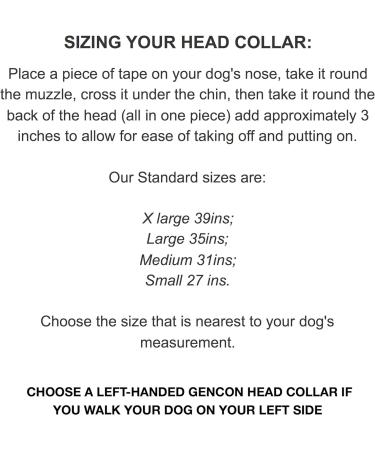 Gencon X Large Headcollar Left Black X Large Black - Buy Online on GoSupps.com
