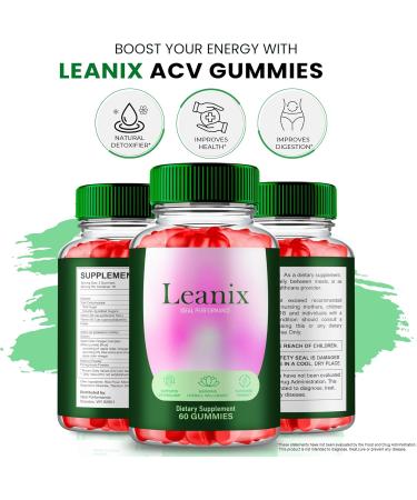 Leanix Keto ACV Gummies Leanix ACV-Keto Gummies 1000MG - Maximum Strength Lea Nix Gummy All Natural Apple Cider Vinegar Vitamin B12 Pomegranate Leanix ACV Keto Gummies Reviews (5 Pack) - Buy Online on GoSupps.com