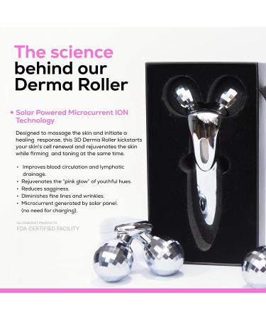 Gluteboost Microcurrent Ion 3D Glute Roller for Body, Bum & Facial Contour | Anti-Aging, Cellulite Reduction, Skin Tightening & Firming | Solar Powered - Buy Online on GoSupps.com