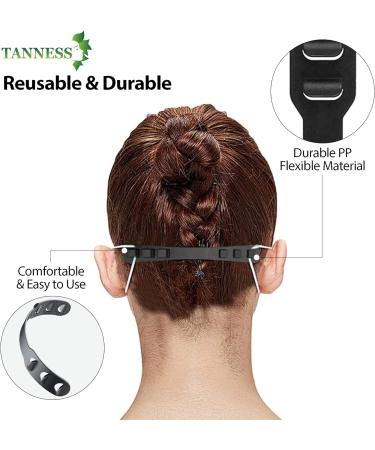 10 PCES Tanness Mask Ear Strap Extenders Extension Hooks - Adjustable Silicone Holder for Face Cover Protection - Buy Online on GoSupps.com