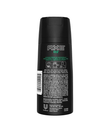 AXE Black Kilo Daily Fragrance - 4 oz - Buy Online on GoSupps.com