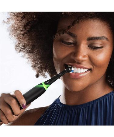 Oral-B iO4 2x Electric Toothbrushes For Adults Christmas Gifts For Women / Him 2 Toothbrush Heads & 1 Travel Case 4 Modes With Teeth Whitening UK 2 Pin Plug Black and White + Refills Black Travel - Buy Online on GoSupps.com