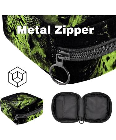 Stylish Women's Owl Napkin Storage Bag - Green Ink Portable Menstrual Cup & Bandages | Perfect for First Period - Buy Online on GoSupps.com