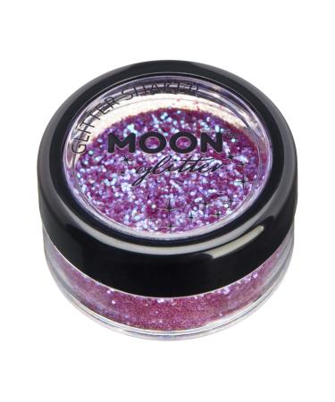 Iridescent Glitter Shakers by Moon Glitter - Purple - Cosmetic Festival Makeup Glitter for Face Body Nails Hair Lips - 5g