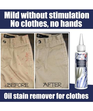 Clothes Oil Stain Remover - 100ml Laundry Carpets Mattress Upholstery Stain Remover | Clothing Cleansing Agent Tools Quick and Easy Dirt Spot Removal Stain Remover for Clothes Carpet Stain Luckyda - Buy Online on GoSupps.com