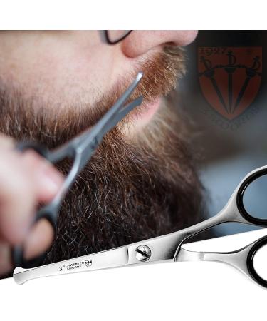 3 Swords Germany Professional Nostril Nose and Ear Hair Scissors Stainless Steel Straight Rounded Blade with Black case Nose Hair Scissors - Buy Online on GoSupps.com