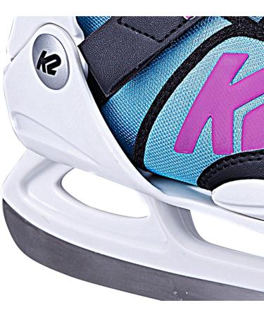 Shop K2 Skates Girls Ice Skates Juno Ice - White & Light Blue | International Shipping Available - Buy Online on GoSupps.com