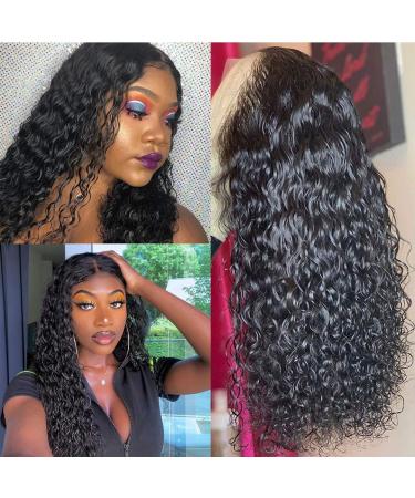 30 Inch Brazilian Water Wave Lace Frontal Wig â€“ Remy Human Hair for Black Women - Buy Online on GoSupps.com