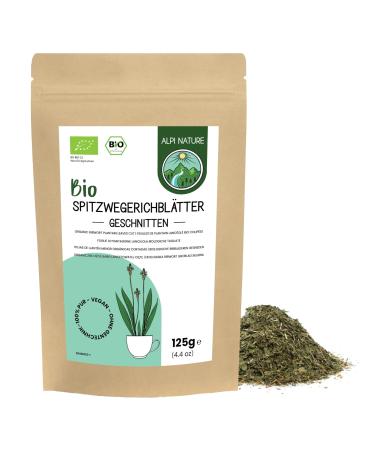 Alpi Investment OOD Broad plantain BIO 125g from Alpi Nature loose tea organic plantain leaves plantain plantain dried for the preparation of narrow plantain tea plantain tea and herbal tea