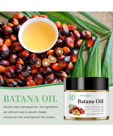 120ml Raw Batana Oil Butter 100% Organic Batana Oil for Hair Growth and Repair Unrefined Batana Oil for Hair Growth dr sebi Nourishes Dry Scalp Prevents Hair Loss and Enhances Hair Thickness - Buy Online on GoSupps.com