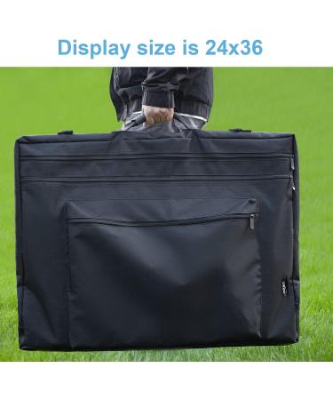 JJRING 24x36 Art Portfolio Tote Bag - Large Carrying Case with Shoulder Strap and Handle - Buy Online on GoSupps.com
