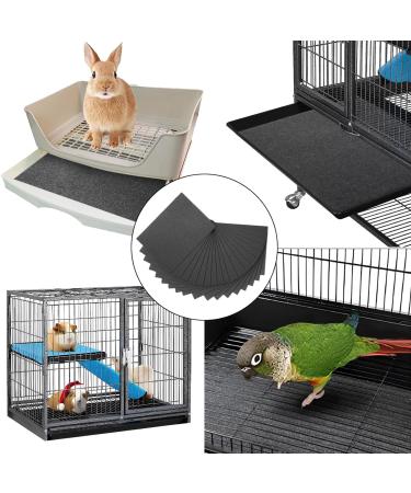 Tababao Large Bird Cage Inserts - 30 Pre-Cut Water-Absorbing Mats for Pets Birds & Rabbits (45.7 x 50.8 cm) - Buy Online on GoSupps.com