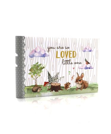 Holoary You Are So Loved Little One Grandma's Brag Book, Small Baby Photo Album 4 x 6 32 Photos, Woodland Animals Design - Buy Online on GoSupps.com