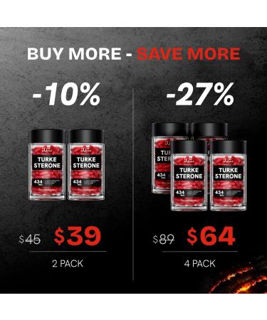 PureNutra Organic Turkesterone Supplement for Men - Muscle Recovery & Growth with Organic Fadogia Agrestis Pterostilbene Ajuga Turkestanica | Complexed Turkesterone Powder | 240 Servings - 2 Packs - Buy Online on GoSupps.com