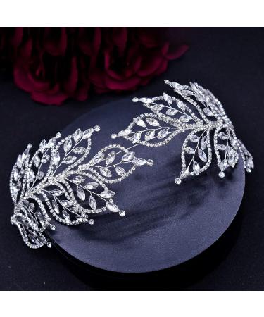 WONRLUA Rhinestone Bridal Headband - Elegant Wedding Hair Accessories for Brides - Buy Online on GoSupps.com