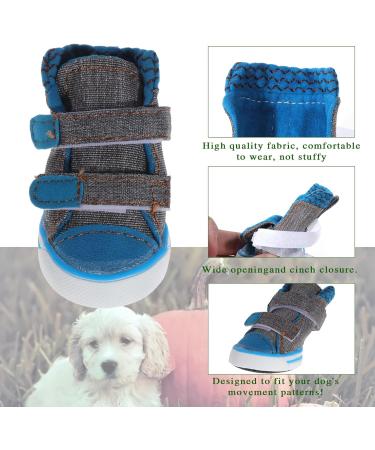 CoolTy Dog Shoes - Waterproof Winter Boots for All Weather | 4-Pack Outdoor Dog Sneakers (4.3x3.5cm) - Buy Online on GoSupps.com