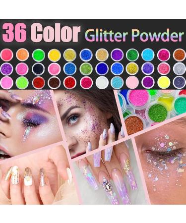 Milai Dipping Powder Nails Set - 12 Colors 72W UV/LED Lamp & Nail Cutter | Best Acrylic Nail Starter Kit for 3D Nail Art & Design - Buy Online on GoSupps.com