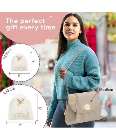Chandelli Travel Toiletry Bag for Women - Travel Size Toiletries - Perfect Gifts for Mom - Coolest Gifts for Women - Great Hanging Makeup & Cosmetic Bag - Cream Medium - Buy Online on GoSupps.com