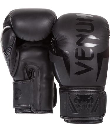 Venum Elite Boxing Gloves Matte/Black 16oz - High-Quality Training Gear - Buy Online on GoSupps.com