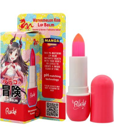 Manga Collection Lip Balm - Watermelon Kiss by Rude Cosmetics for Women - 0.123 oz Lip Balm - Buy Online on GoSupps.com