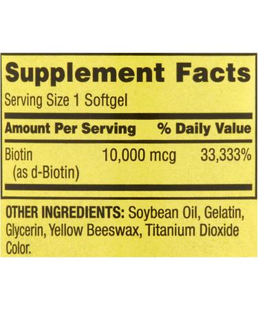 Biotin Hair/Skin/Nail Health Bundle: Luall Fridge Magnet + Spring Valley Biotin (10,000mcg - 120 Softgels) - Buy Online on GoSupps.com