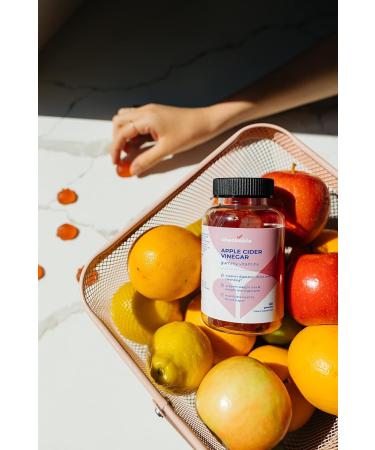 Apple Cider Vinegar Gummies - Weight Management, Digestion, Gut Health Support - Vegan, Gluten-Free, Non-GMO - 60 Gummies - Buy Online on GoSupps.com