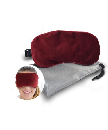 Plush Eye Mask | Ultra-Soft Moist Heat Microwave Activated - Reusable