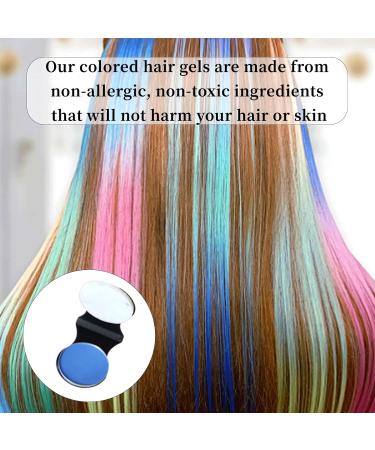 8Pcs Portable Hair Chalks for Girls Temporary Hair Dye for Halloween Easter School Events Role Playing Parties Birthday Parties Displaying Unique Temporary Hair Colors - Buy Online on GoSupps.com