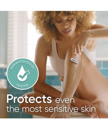 Gillette Venus Extra Smooth Sensitive Women's Razor Blade Refills - 6ct Blue Refills - Buy Online on GoSupps.com