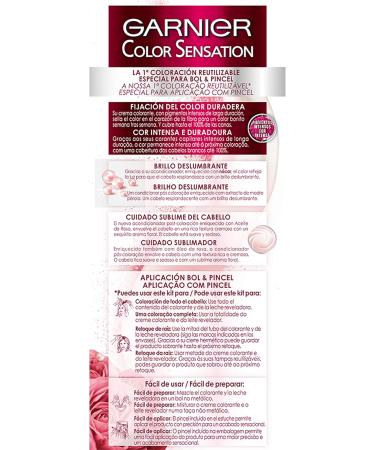Garnier - color sensation 6.60 Intense red - 62250 - Buy Online on GoSupps.com