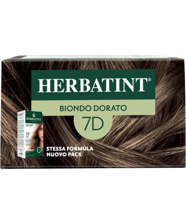  Herbatint Herbatint Permanent Hair Color Gel 7D Golden Blonde - 170 ml | Ammonia-Free 100% Gray Coverage | For Sensitive Skin with 8 Natural Organic Extracts - Buy Online on GoSupps.com