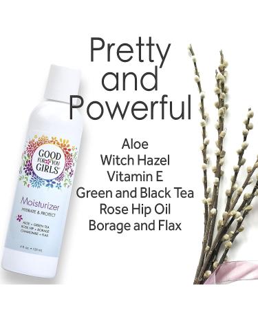 Good For You Girls Facial Moisturizer - Aloe, Vitamin E, Arnica, Rose Hip, Borage, Green Tea - 4 fl oz - Buy Online on GoSupps.com