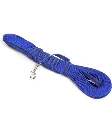 IDC Color & Gray Rubberized Leash - 14mm x 15m Without Loop - Durable Blue-Grey Dog Leash for International Shipping - Buy Online on GoSupps.com
