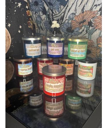 Sakura Serenity Hand-Pour Scented Candle - 8oz | 50-60+ Hour Burn | Aromatherapy for Calm & Peace | Red & Pink - International Shipping Available - Buy Online on GoSupps.com