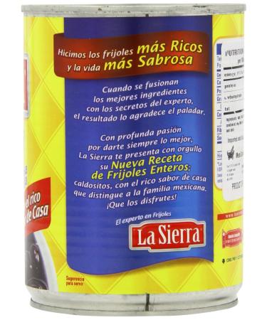 Whole Black Beans (Seasoned) 560g - Authentic Mexican Frijoles Negros Enteros LA SIERRA - International Shipping Available - Buy Online on GoSupps.com