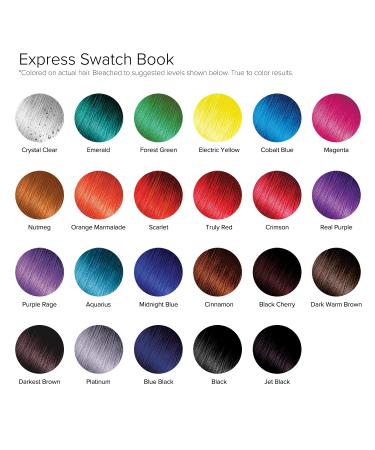 Kiss Express Semi-Permanent Hair Color Black 3.5 Fl Oz (Pack of 2) - 100mL (3.5 US fl.oz), 2 Count - Buy Online on GoSupps.com