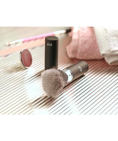 Jean Louis David - Retractable Face Powder Brush - PRO HD #18 - Makeup - Vegan - Synthetic Bristles - Buy Online on GoSupps.com