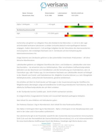Health Check Darm Plus - Comprehensive Test for Leaky Gut Candida Intestinal Bacteria & Flora Helicobacter Pylori Inflammation | Includes Lab Report - Buy Online on GoSupps.com