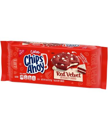 Chips Ahoy! Chewy Red Velvet Cookies 9.6 oz - Pack of 12 | Delicious Treats for Every Occasion - Buy Online on GoSupps.com