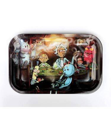3D Art Magnetic Rolling Tray Cover - R&M Playing Poker Design - Buy Online on GoSupps.com