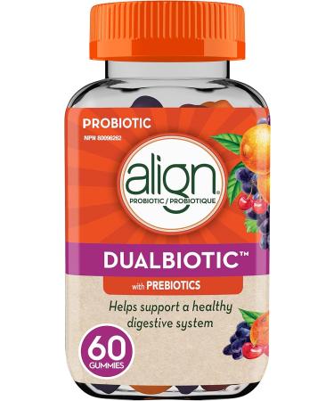 Align Advanced Probiotic Digestive Support IBS Symptom Relief : Gas Abdominal Discomfort & DUALBIOTIC PREbiotic + PRObiotic Gummies Helps Support a Healthy Digestive System - Buy Online on GoSupps.com