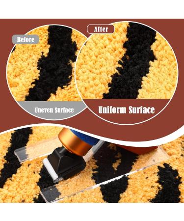Solid Wood Acrylic Shearing Guide for Carpet Trimmer - Rug Tufting Tool (Brown) - Buy Online on GoSupps.com
