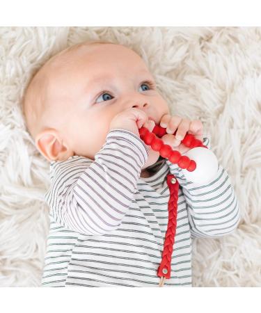 Ryan and Rose Cutie Teether Rattle - Red | Baby Teething Toy - Buy Online on GoSupps.com