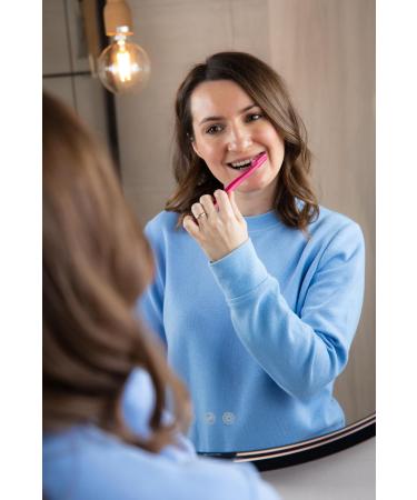 Buy Jordan Change Green Clean Eco-Friendly Toothbrush - Soft with Recycled Plastic & Organic Bristles | 1 Handle & 4 Replacement Heads for Waste Reduction - Buy Online on GoSupps.com