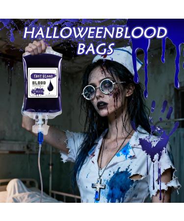 BommFu Paint Liquid | 170ml Waterproof Halloween Red and Blue Paint Makeup for Women and Men Spooky Party Supplies - Buy Online on GoSupps.com