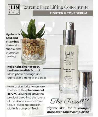 Tighten & Tone Serum 1 oz - Premium Anti-Aging Skincare for All Skin Types | International Shipping Available - Buy Online on GoSupps.com