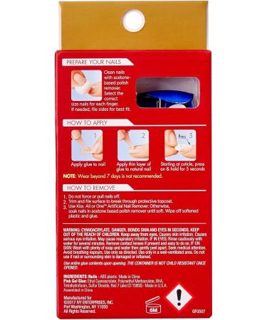 KISS Gold Finger Posh Queen Gel Glam Full Cover Nails (GF78) - Buy Online on GoSupps.com