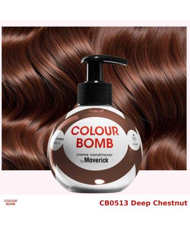 Colour Bomb - Apr s-shampoing colorant 250 ml brillance et clat intenses lissant et nourrissant sans m lange v gan sans ammoniaque ni peroxyde (Deep Chestnut) - Buy Online on GoSupps.com